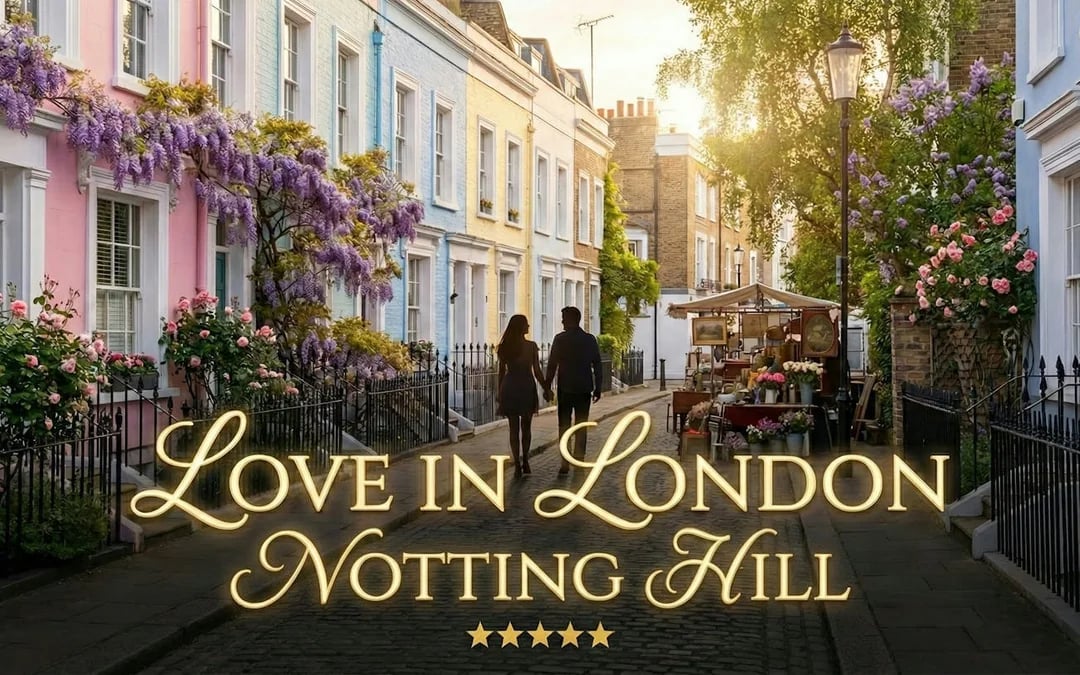 Love in London, Notting Hill: Self-Guided City Exploration Game Image 8