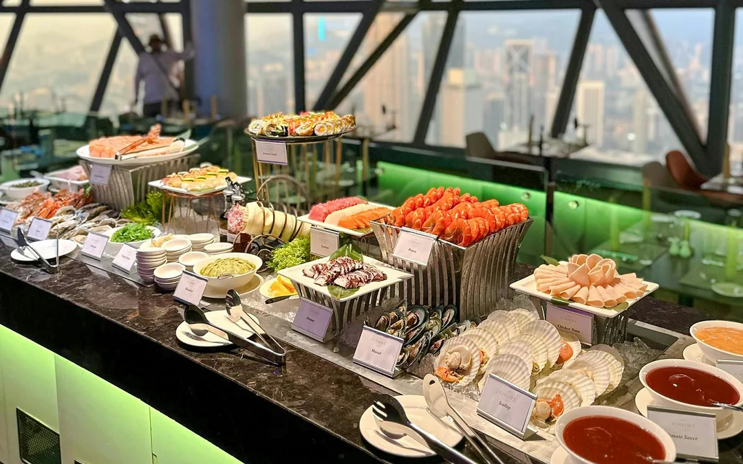 Lunch Buffet at ORBIT Revolving Dining in KL Tower  Image 3