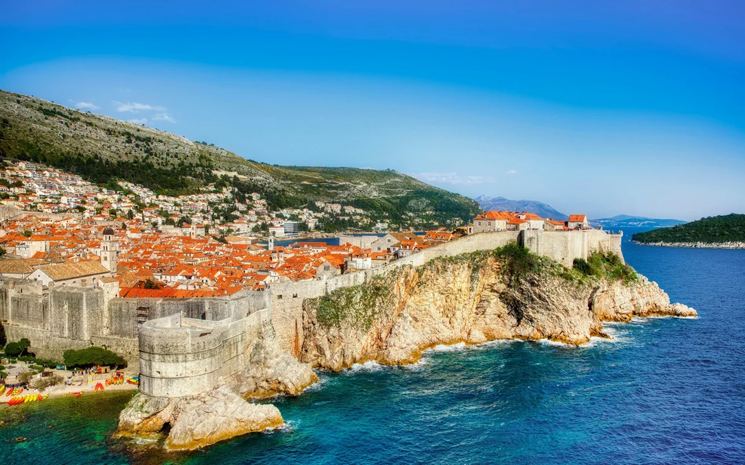 Lunch on Board in Front of Dubrovnik City Walls Image 3
