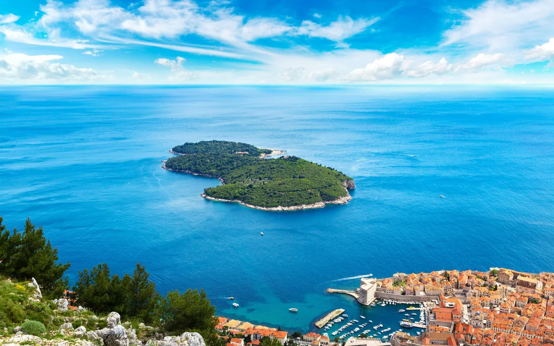 Lunch on Board in Front of Dubrovnik City Walls Image 7