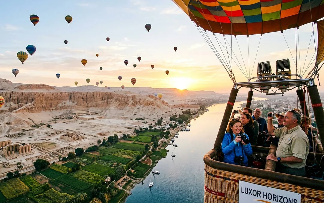 Luxor Sunrise Hot Air Balloon Flight with Round-Trip Transfers Image 5