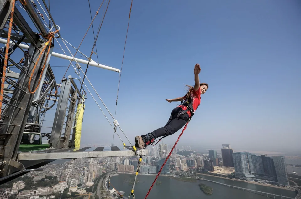Macau Tower - Skywalk Experience, Bungy Jump, Skydiving Tickets | Including Macau Tower Observation Deck Tickets