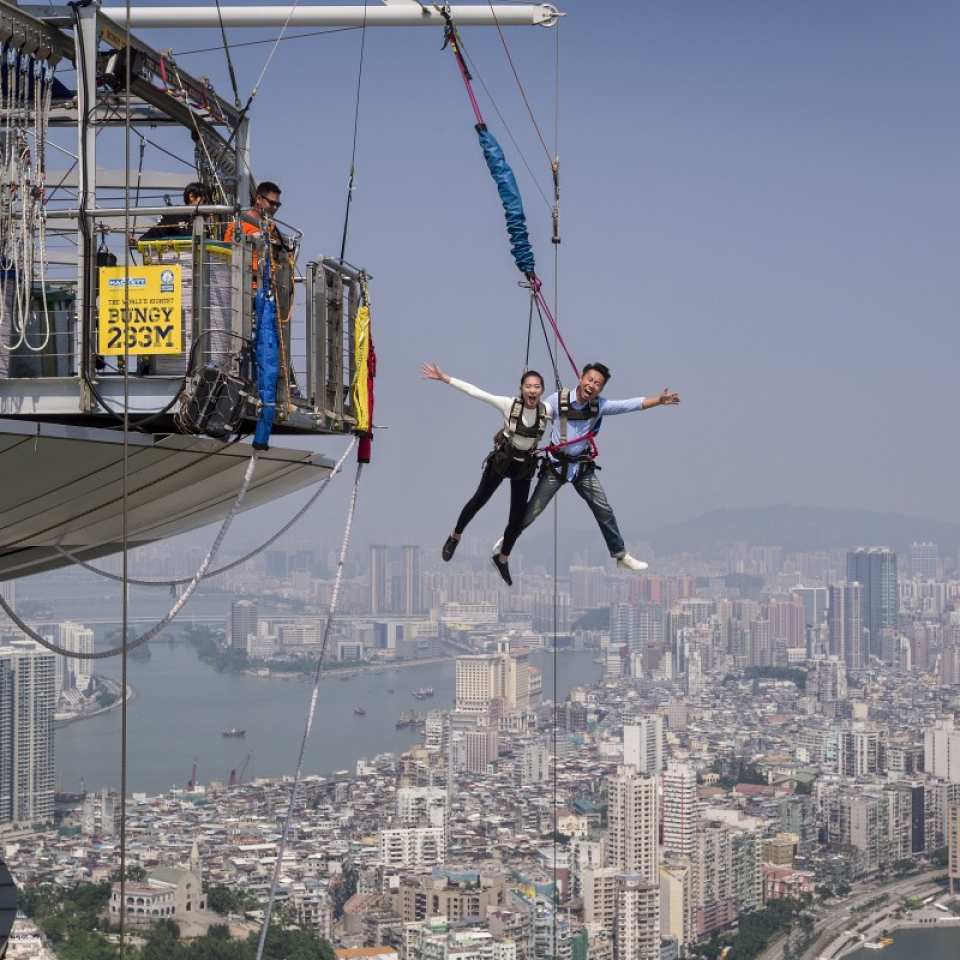 Macau Tower - Skywalk Experience, Bungy Jump, Skydiving Tickets | Including Macau Tower Observation Deck Tickets