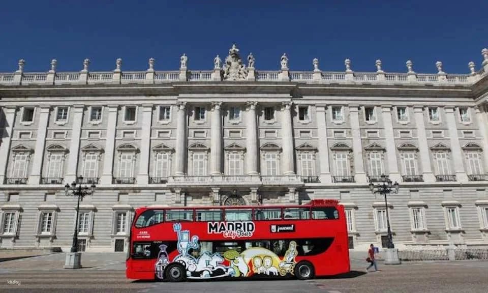 Madrid city tour hop-on hop-off bus tickets: one day and two days