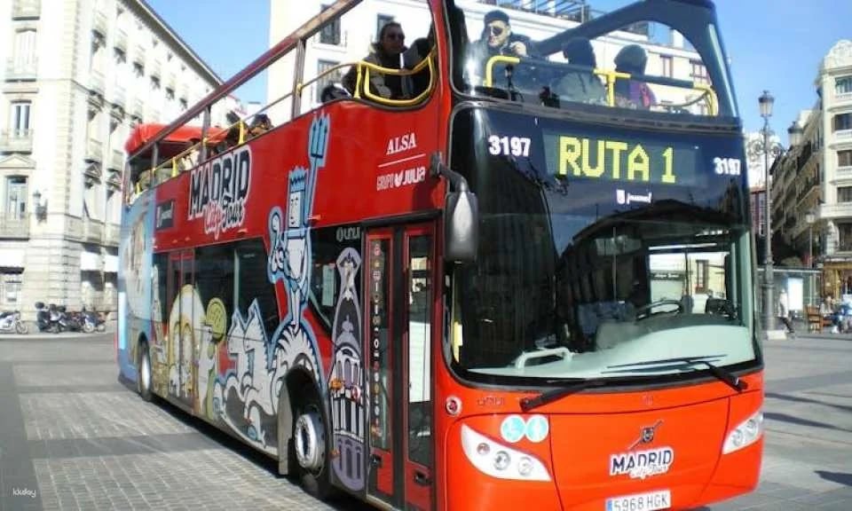 Madrid city tour hop-on hop-off bus tickets: one day and two days
