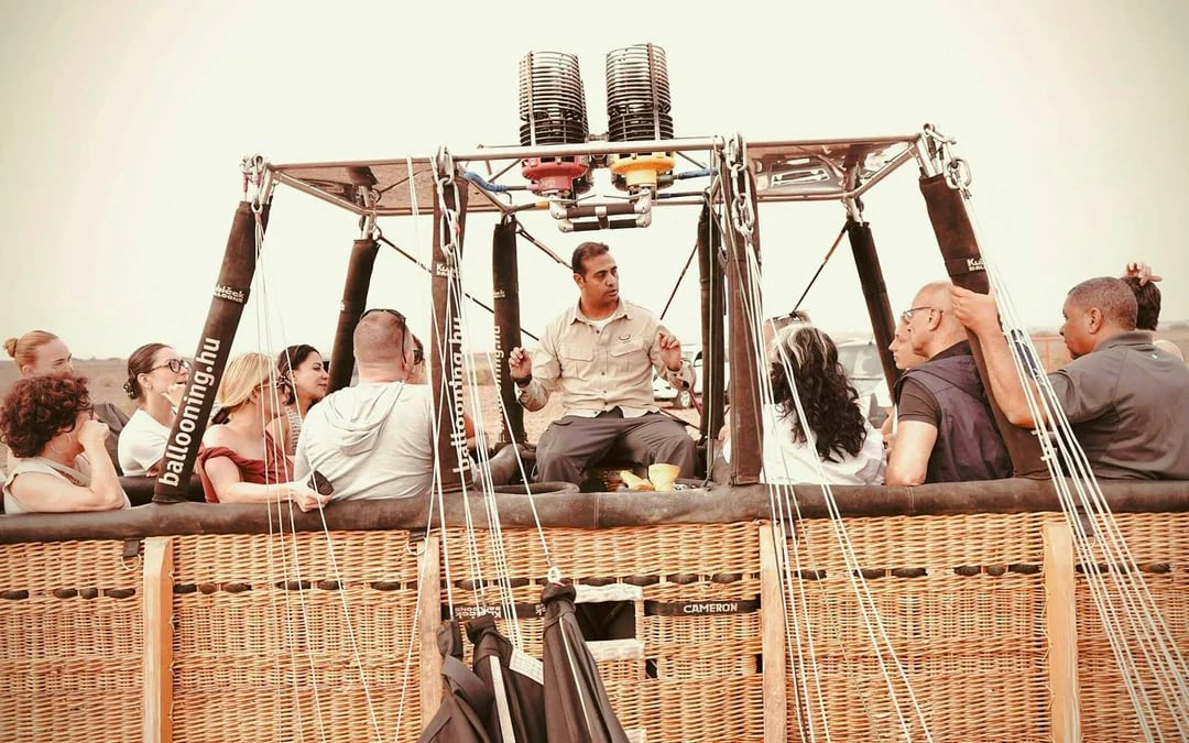 Marrakech Sunrise Hot Air Balloon Flight with Luxury Rooftop Breakfast Image 11