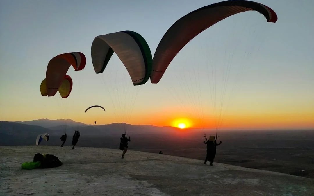 Marrakech Tandem Paragliding Flight with Atlas Mountain Views Image 3