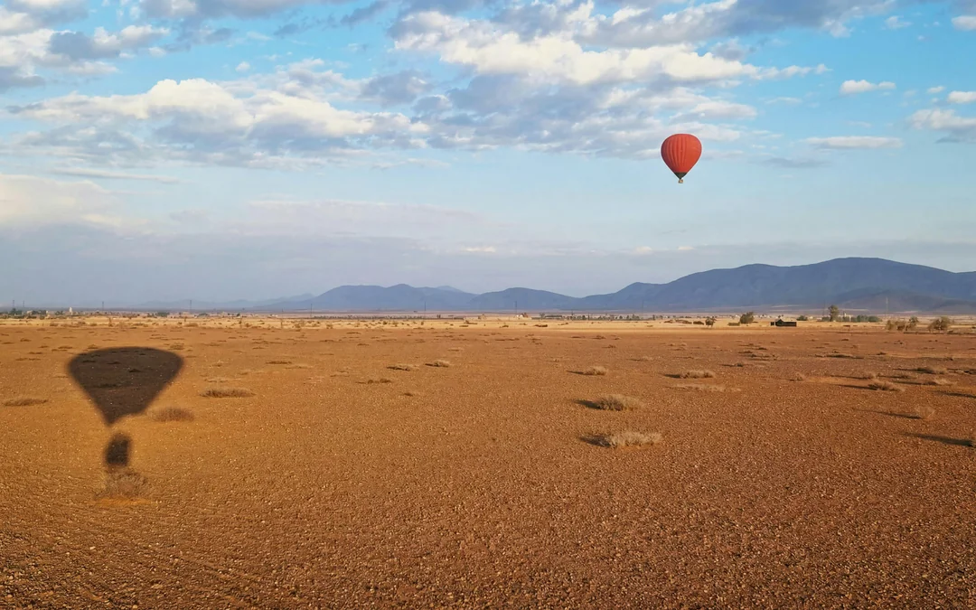 Marrakesh: Sunrise Hot Air Balloon Flight with Camel Ride & Transfers Image 1