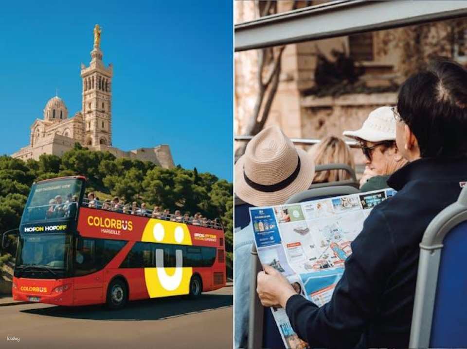Marseille hop-on hop-off city bus tour
