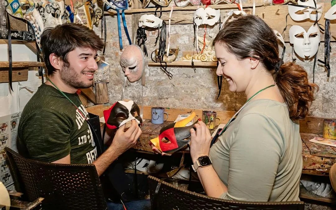 Mask Decoration Workshop in St. Mark's Square Image 2