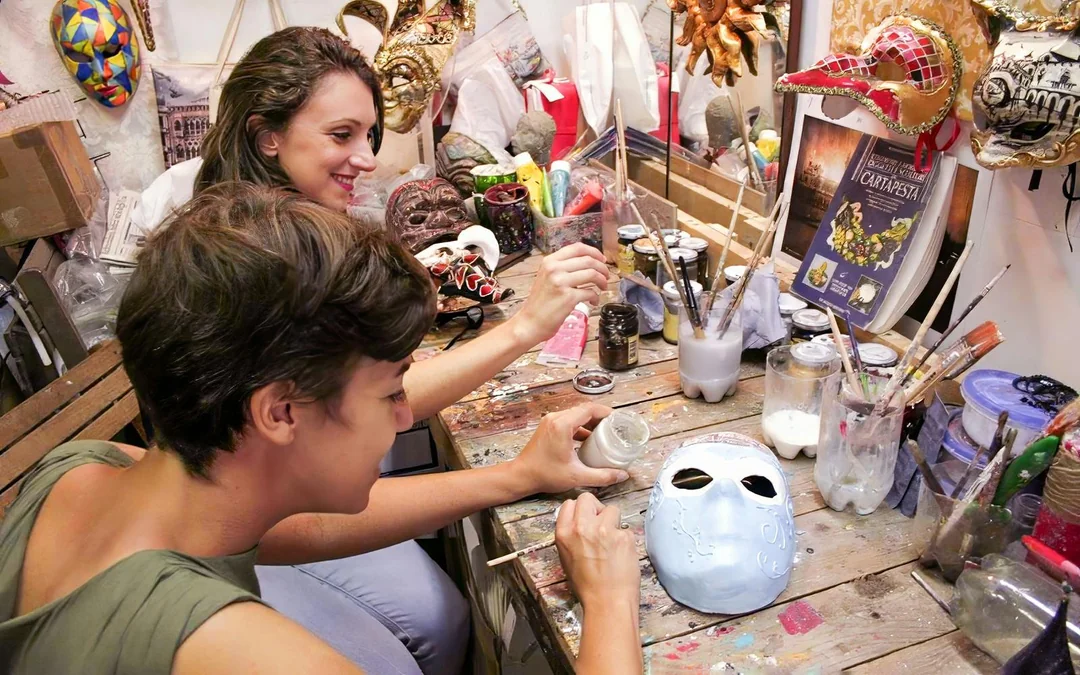 Mask Decoration Workshop in St. Mark's Square Image 3