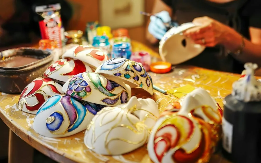 Mask Decoration Workshop in St. Mark's Square Image 4