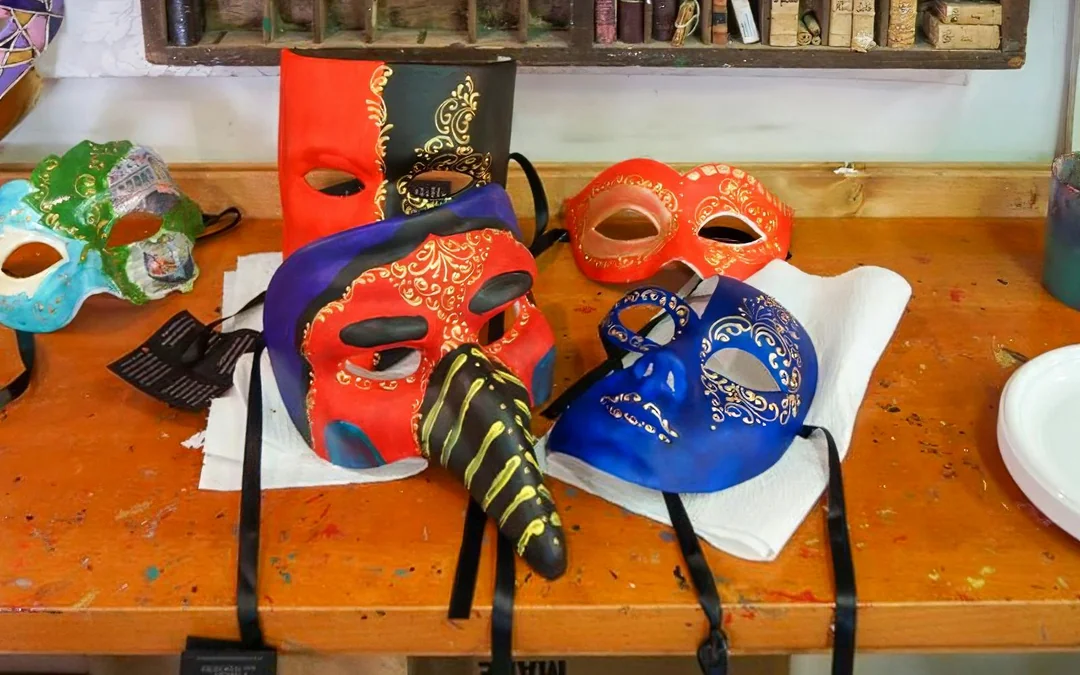 Mask Decoration Workshop in St. Mark's Square Image 5