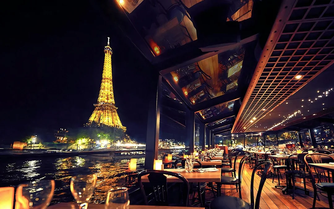 Maxim's Seine River Dinner Cruise with Live Music and Bistro Menu Image 2