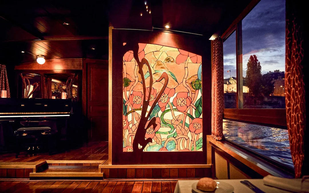 Maxim's Seine River Dinner Cruise with Live Music and Bistro Menu Image 3