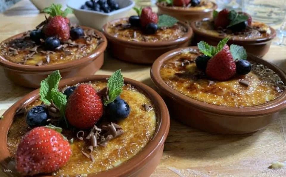 Mediterranean cooking class, tapas sampling and dinner