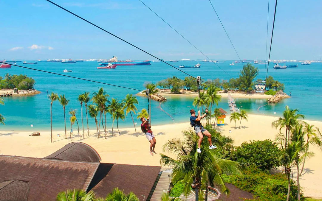 Mega Adventure Sentosa Tickets: Zip, Climb & Jump Image 1