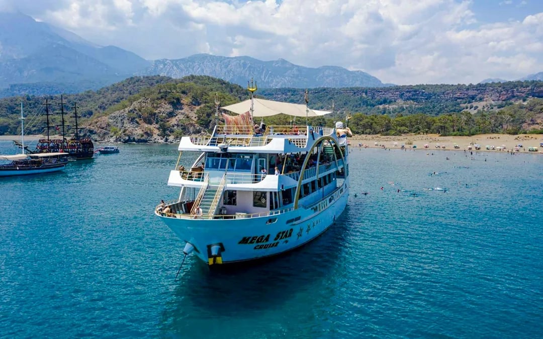 Mega Star Antalya-Kemer Boat Cruise with Lunch and DJ Image 4