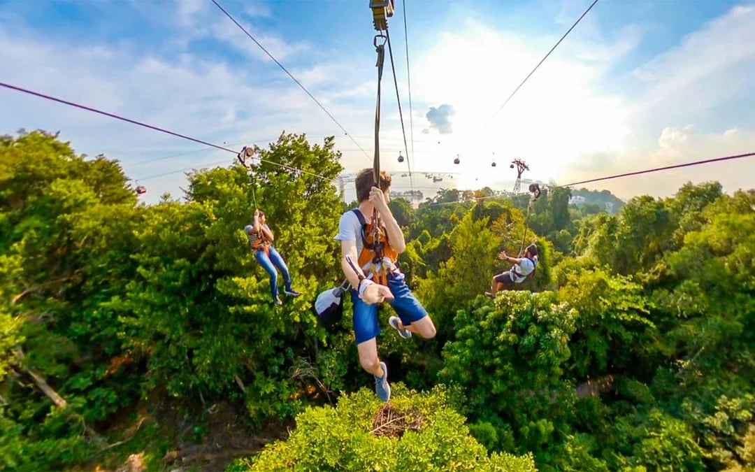 MegaZip & MegaBounce Tickets at Mega Adventure Park Sentosa Image 1