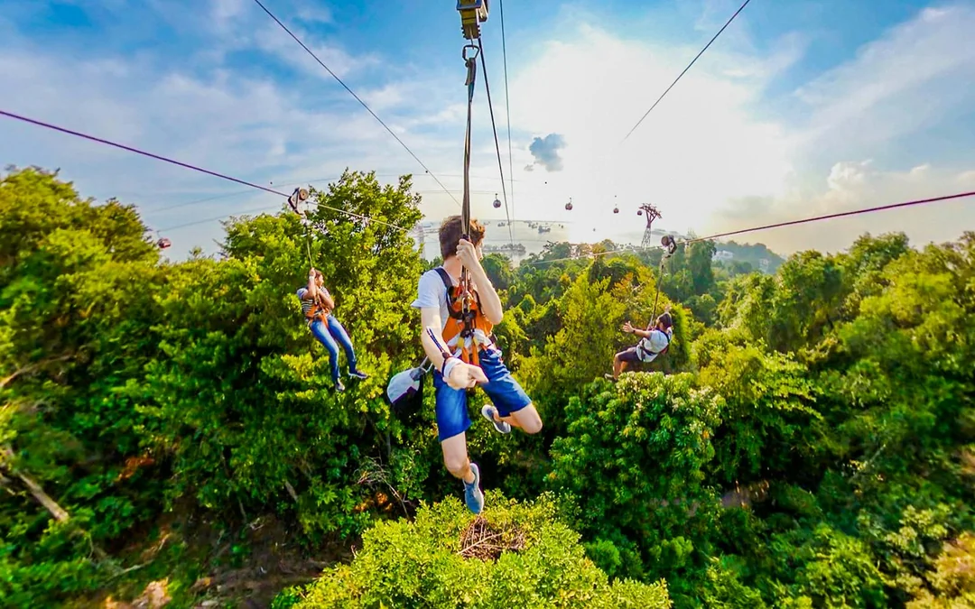 MegaZip Tandem Tickets at Mega Adventure Park Sentosa Image 2