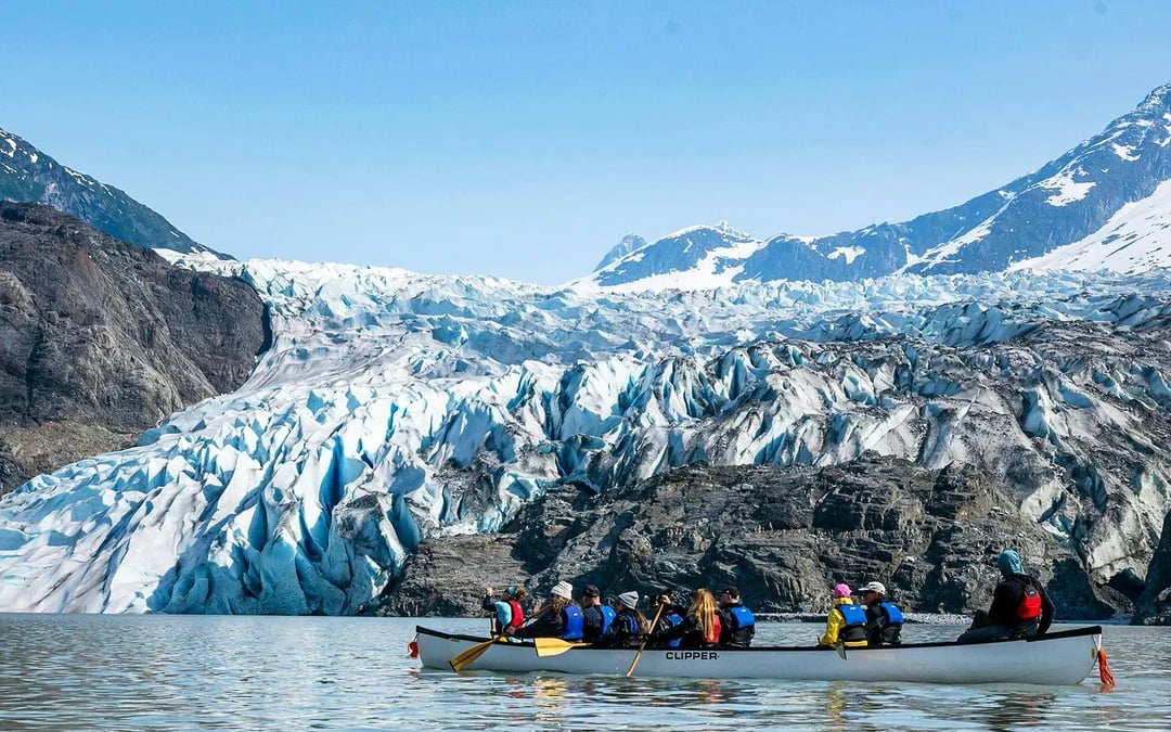 Mendenhall Glacier Canoe Paddle & Guided Hike Image 1