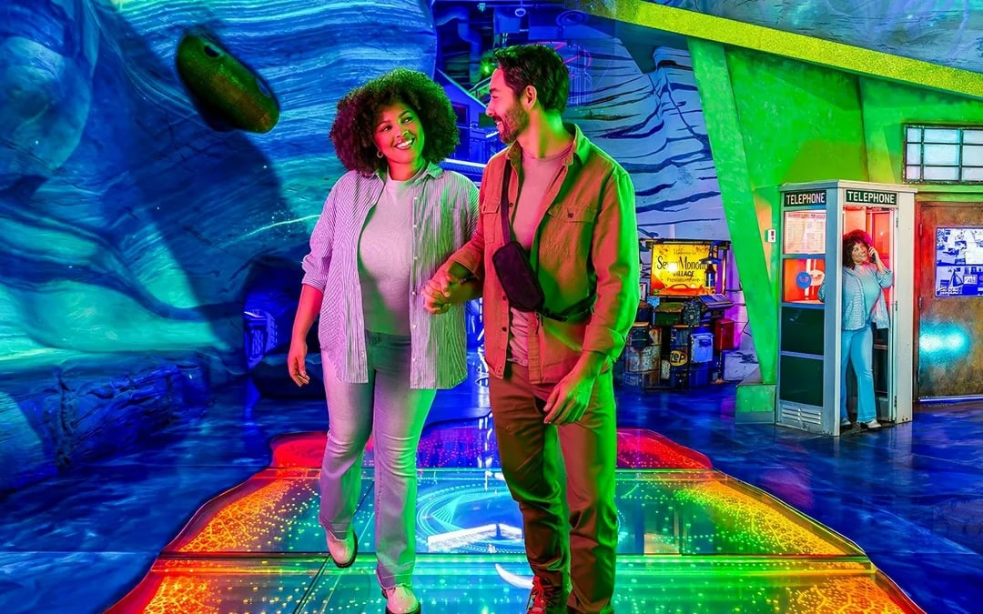 Meow Wolf's Omega Mart VIP Package with Collector's Ticket, Lanyard and 1 Drink Image 3