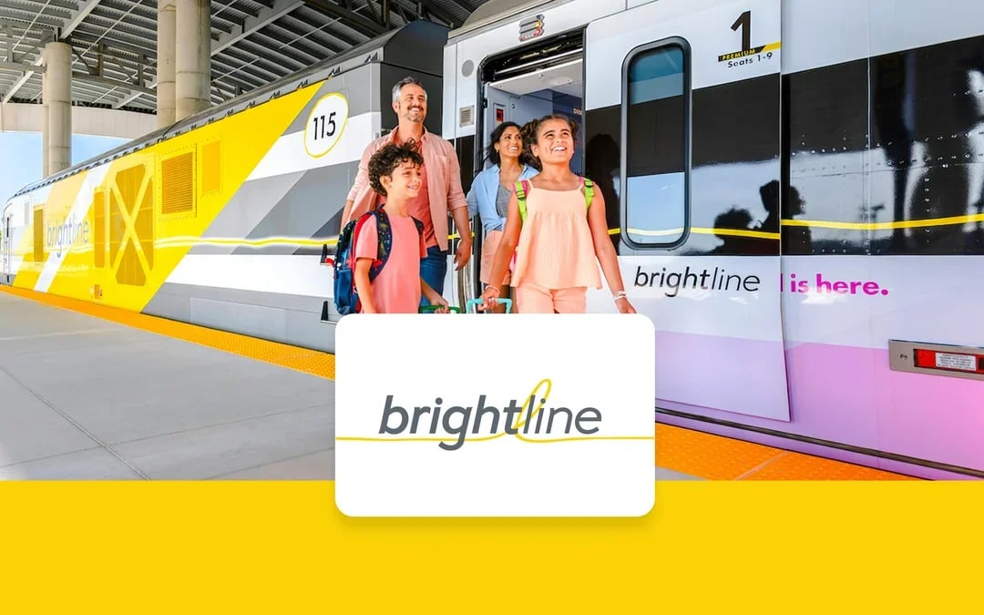 Miami to Orlando One-Way Brightline Train Ticket Image 1
