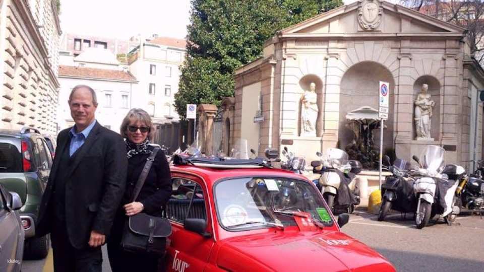 Milano highlights 30 minutes private tour by vintage car