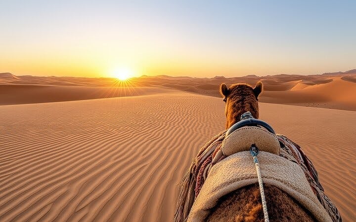 Morning Desert Safari with Dune Bashing, Sandboarding & Camel Ride Image 6