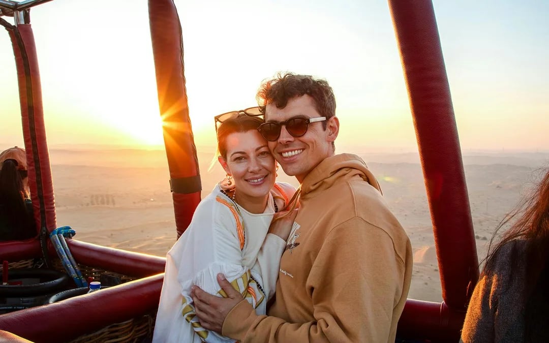 Mountain Sunrise Hot Air Balloon Experience in Ras Al Khaimah with In-Flight Photos, Videos and Round-Trip Hotel Transfers Image 2
