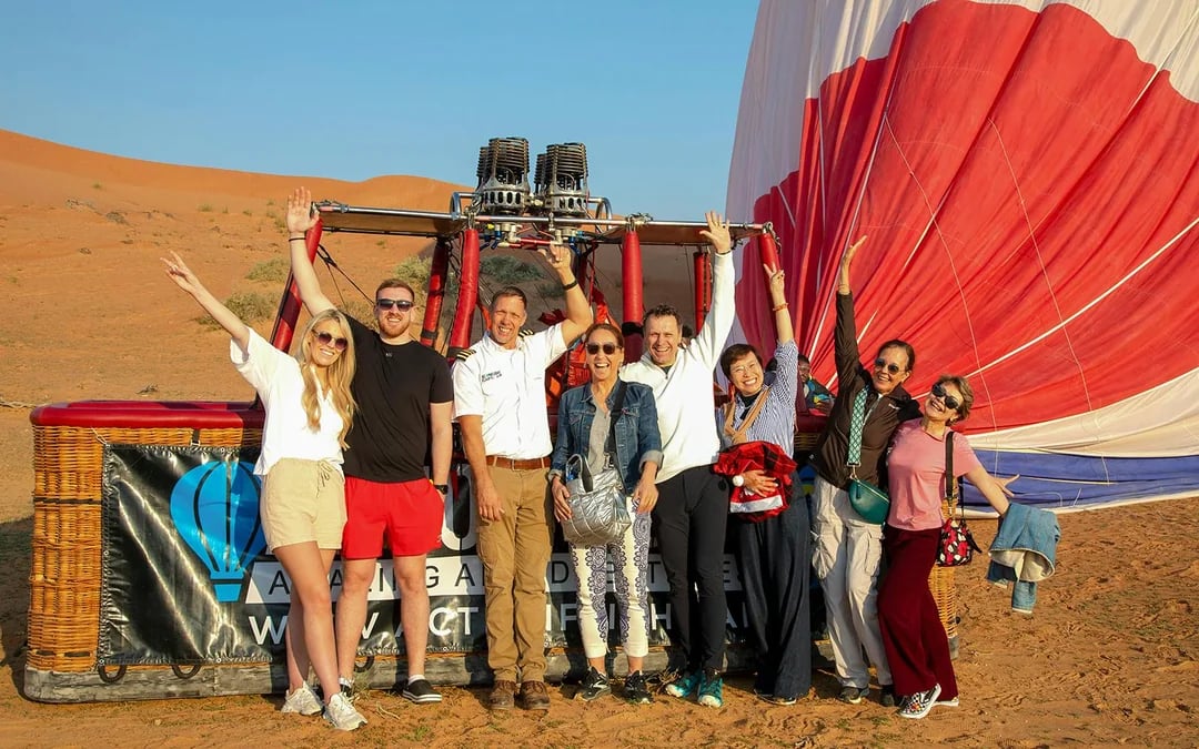Mountain Sunrise Hot Air Balloon Experience in Ras Al Khaimah with In-Flight Photos, Videos and Round-Trip Hotel Transfers Image 3