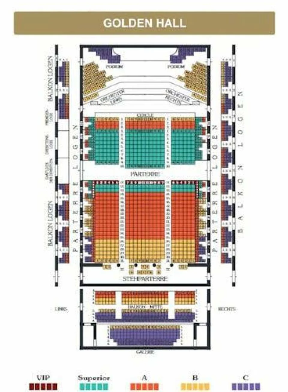 Mozart concert tickets at the Golden Hall of the Vienna Musikverein