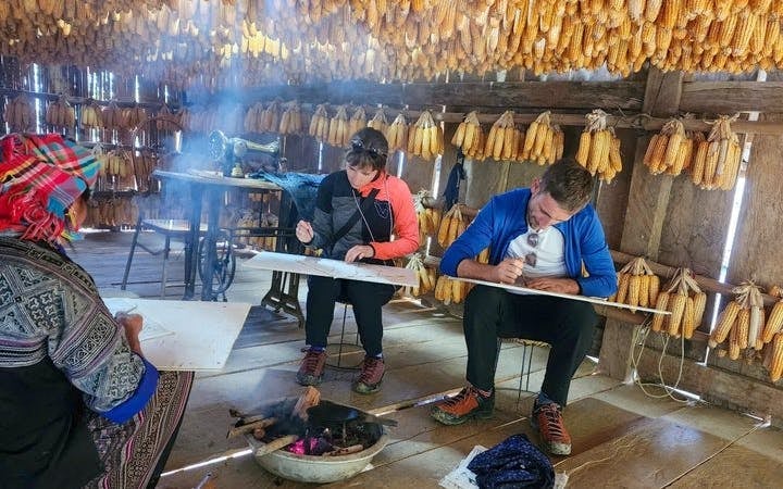Mu Cang Chai Private Scenic Car Tour with Local Hmong Guide and Traditional Beeswax Painting Experience Image 1