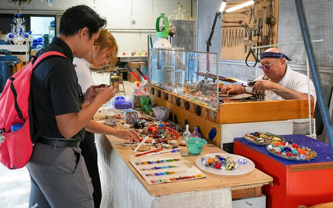 Murano & Burano Islands Private Boat Tour with Glass Blowing Image 3