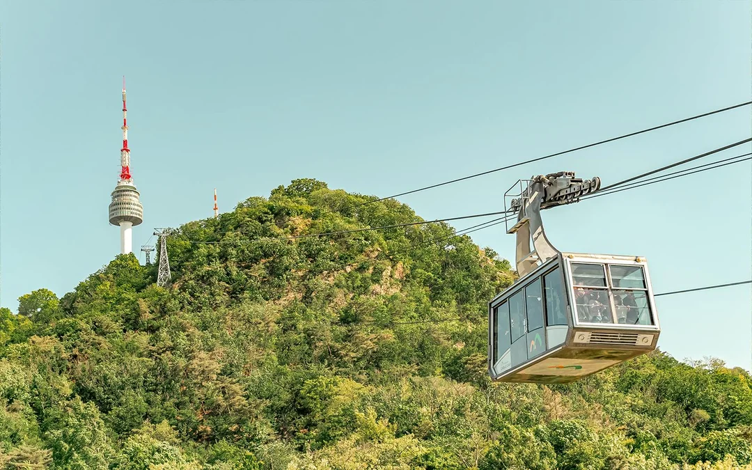N Seoul Tower Observatory with Namsan Cable Car Round-trip Tickets (Ticket Pick-up before 6 PM: Myeng-dong Rednow) Image 2