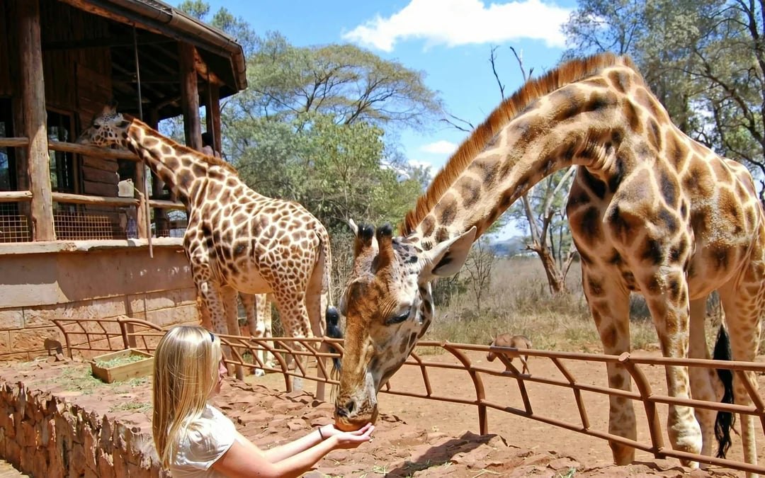 Nairobi: Guided Giraffe Centre & Kazuri Beads Factory Visit Excursion Image 2