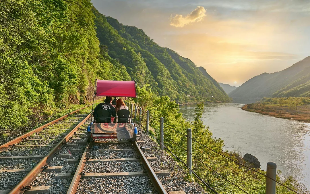 Nami Island Day Tour with Gangchon Rail Bike Image 1