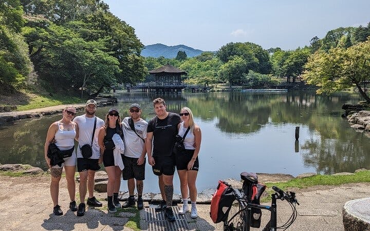 Nara Private Family Cross Bike Tour with Lunch Image 1