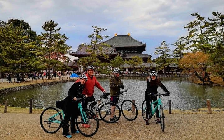 Nara Private Family Cross Bike Tour with Lunch Image 3