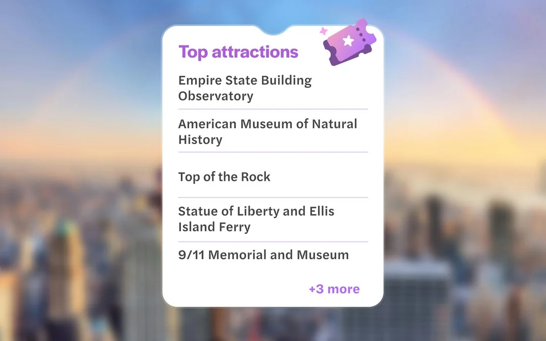 New York CityPASS®: Choose 5 Attractions Image 2