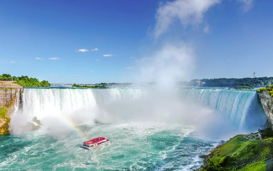 Niagara Falls Canada: All-Inclusive Tour with Hornblower Cruise, Journey Behind the Falls & Skylon Tower Image 1