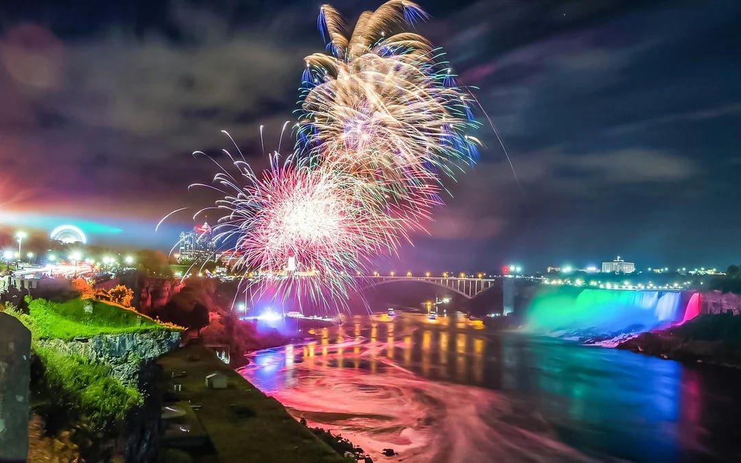 Niagara Falls Canada: Guided Tour with Fireworks Cruise & Journey Behind the Falls Image 2