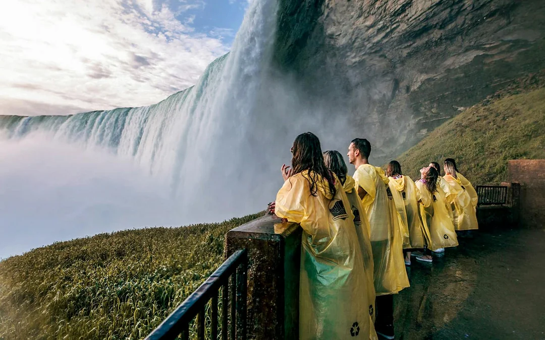 Niagara Falls Canada: Guided Tour with Hornblower Cruise, Journey Behind the Falls & Skylon Tower
 Image 5