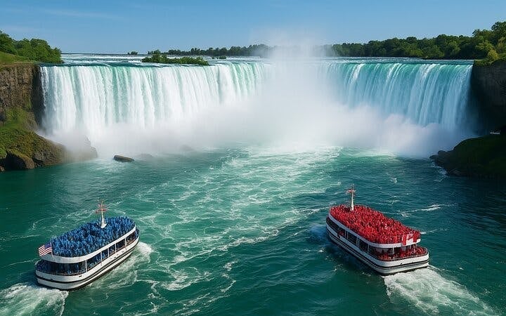 Niagara Falls Walking Tour with Skylon Tower Entry and Boat Cruise Tickets Image 2