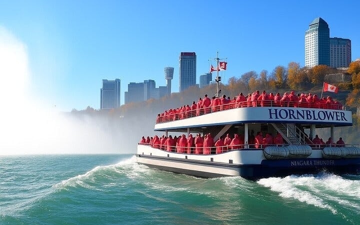 Niagara Falls Walking Tour with Skylon Tower Entry and Boat Cruise Tickets Image 3