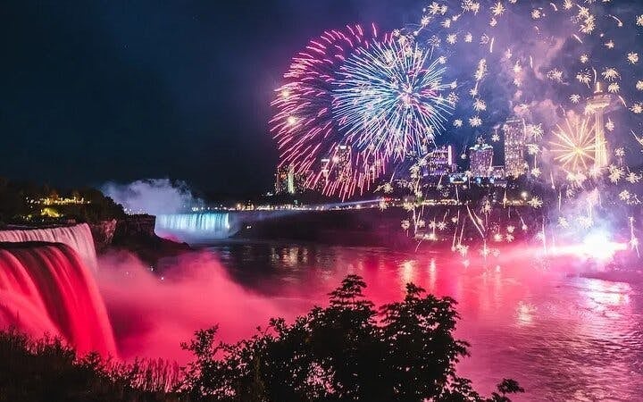 Niagara Falls Walking Tour with Skylon Tower Observation Deck and Reserved Fireworks Viewing Image 4