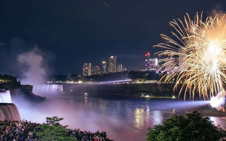 Niagara Falls Walking Tour with Skylon Tower Observation Deck and Reserved Fireworks Viewing Image 5