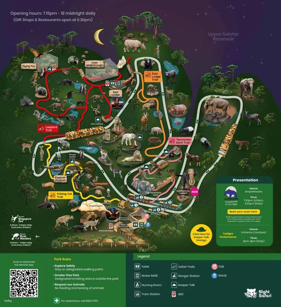 Night Safari Tickets | Mandai Wildlife Reserve, Singapore