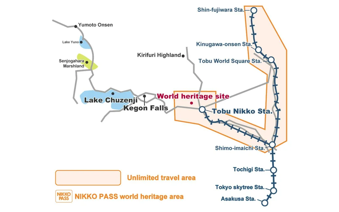 Nikko Pass: Self-Guided Exploration Using World Heritage Area Pass Image 9