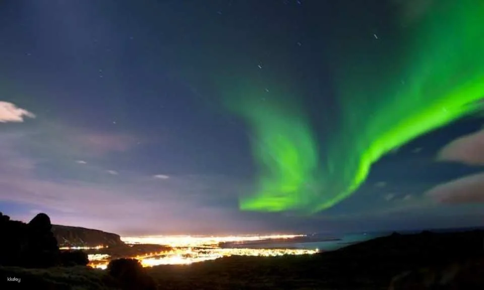 Northern lights by boat